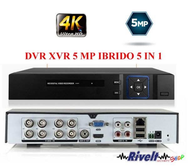 DVR 8 CANALI 5 MP